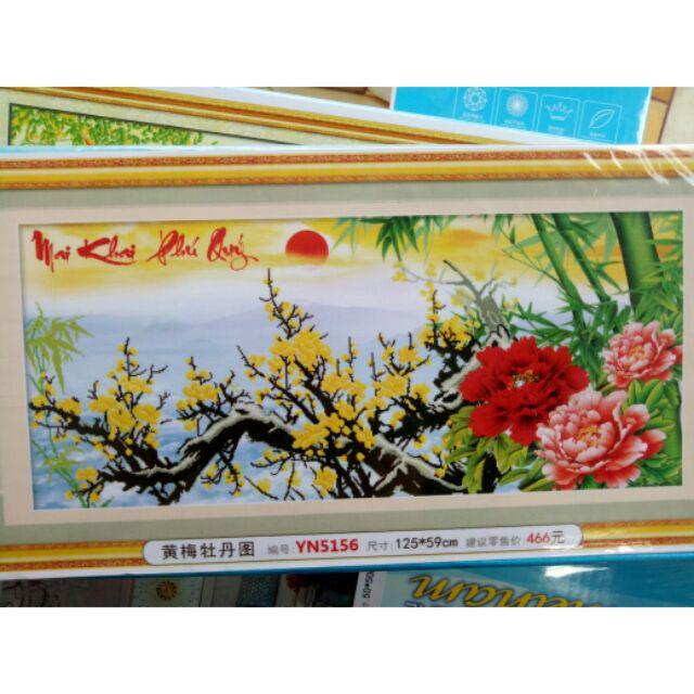 Tranh đá cành mai Yn5156