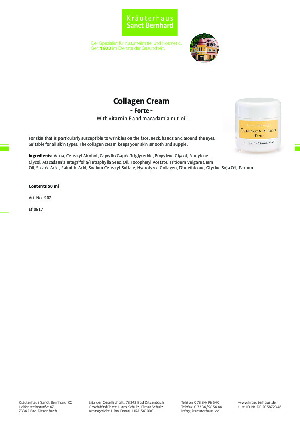 Kem dưỡng Collagen Creme Forte phục hồi độ ẩm cho da, xóa thâm, nám, làm đều màu da, chống lão hóa làn da hiệu quả