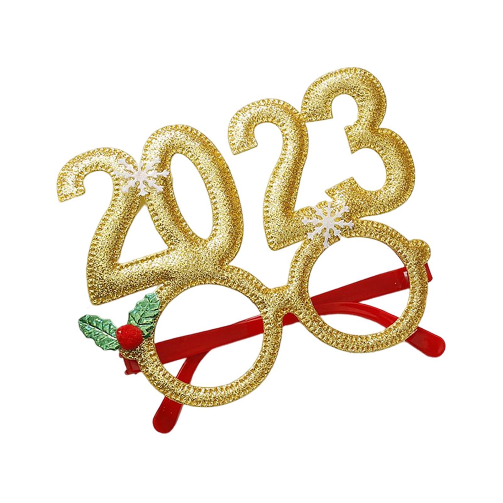Christmas Glasses Prop Kit Christmas Decoration Costume Glasses Cosplay Glasses for Cosplay