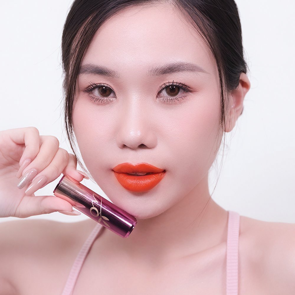 Son Lì Anh Thảo Đỏ Cam GUO - True Matte Lipstick GUO 5gr