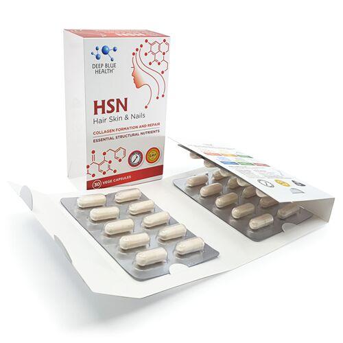 Viên uống Deep Blue Health HSN Hair Skin & Nails dưỡng da, móng và tóc 30V