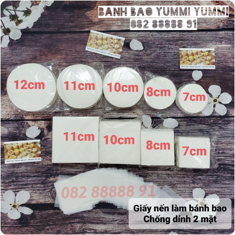 Set 500 tờ giấy nến vuông/tròn làm bánh bao , hàng cao cấp