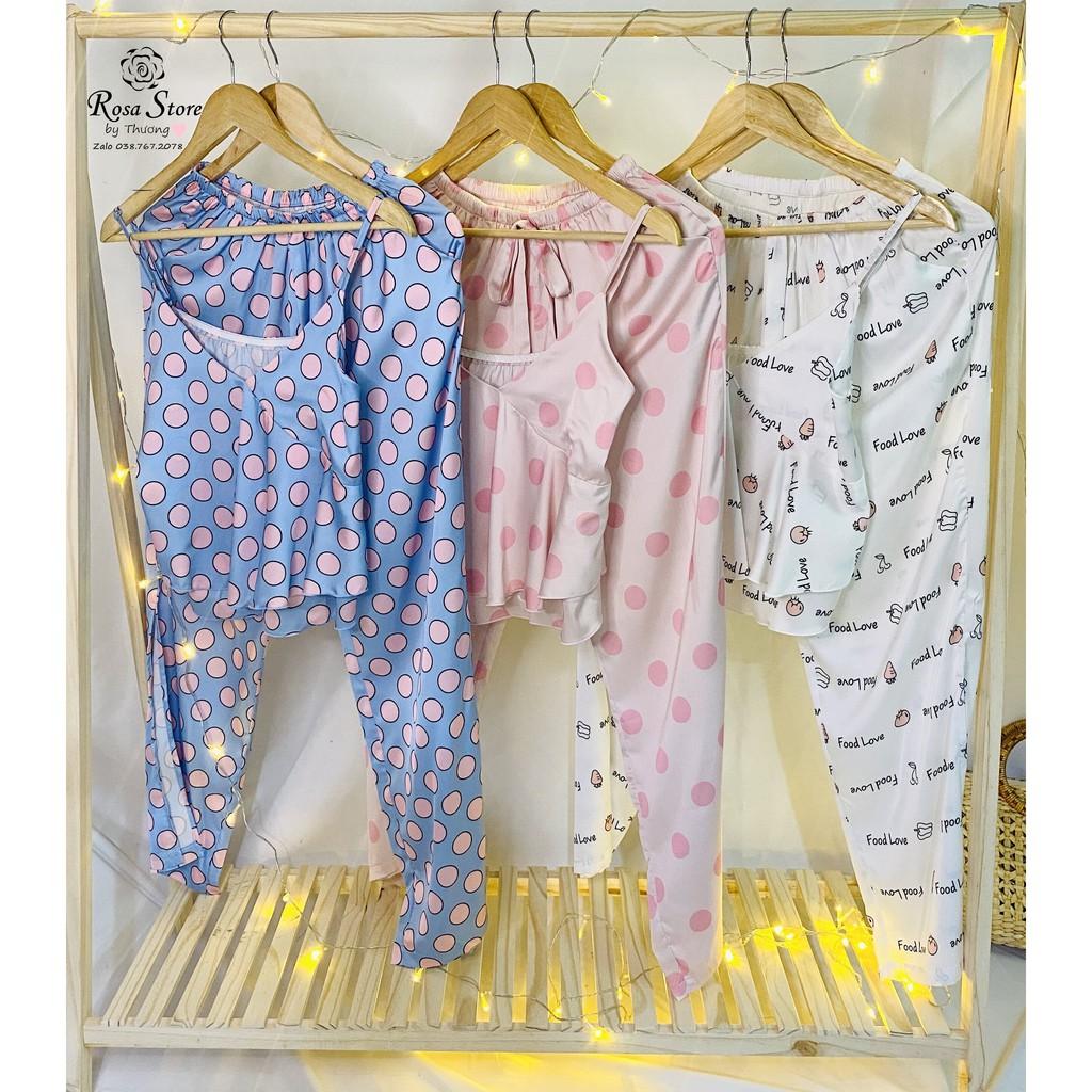 – Đồ mặc nhà Pijama - Lụa Latin may tỉ mỉ