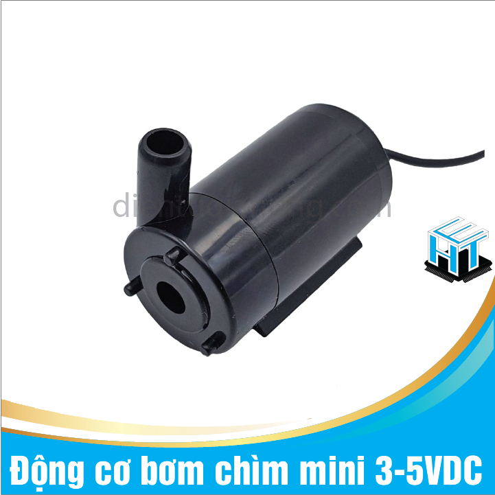 1 Cái Động cơ bơm chìm mini 3-5VDC (Shop giao Màu ngẫu nhiên)