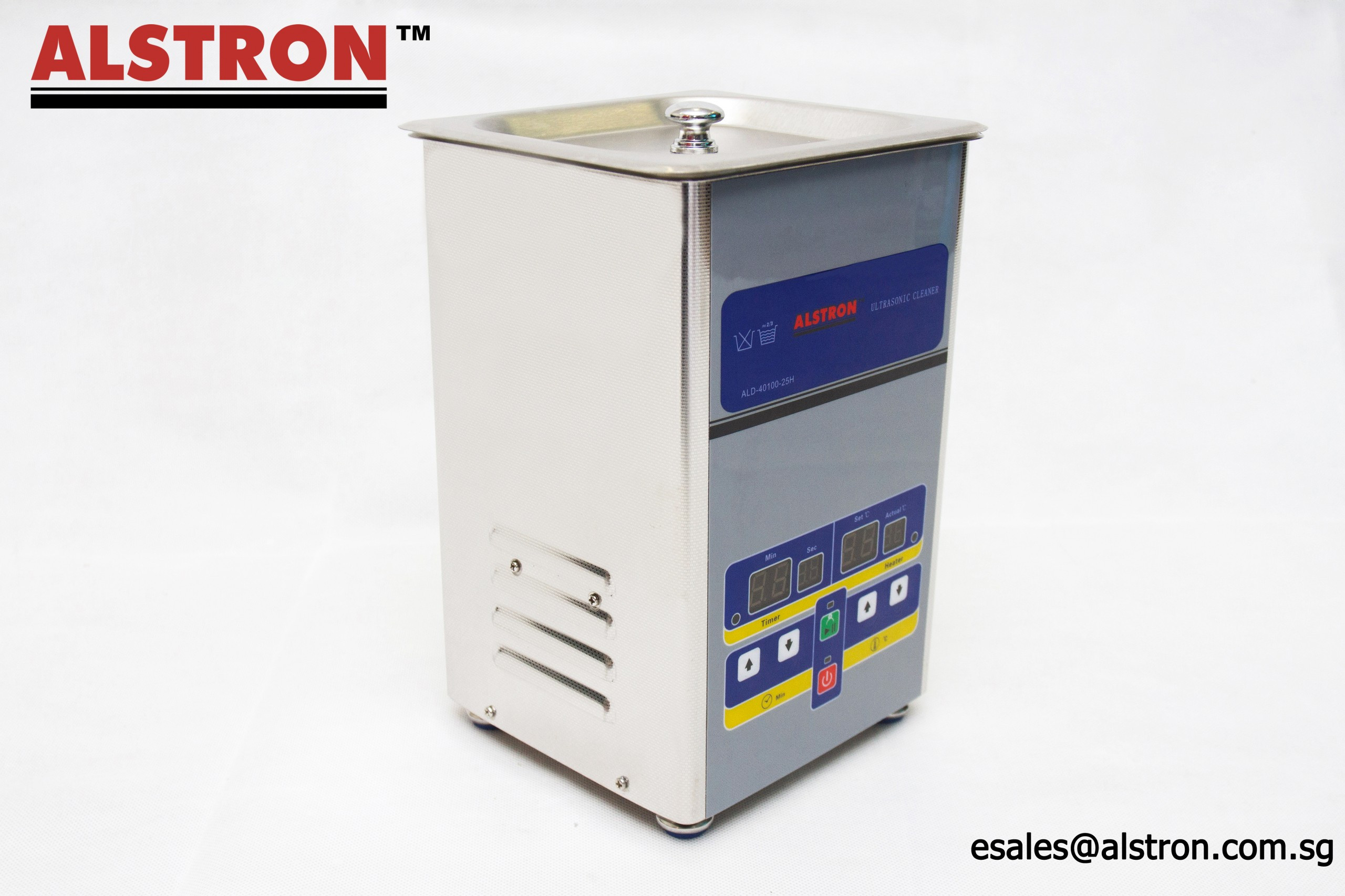 Máy Rửa Sóng Âm 100W 2.5 Lít Thương Hiệu ALSTRON Singapore - Ultrasonic Cleaner