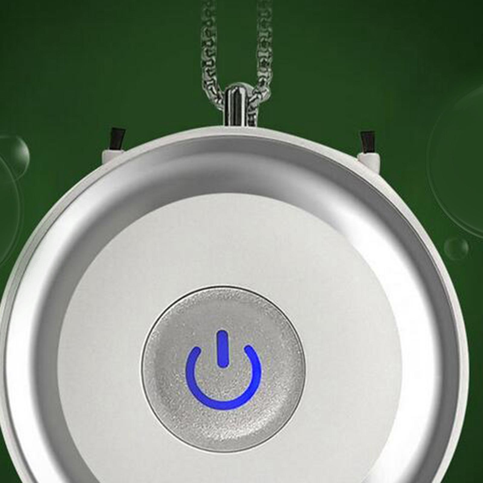 Portable Wearable Air Purifier Personal Mini Air Necklace Air Freshener Low Noize USB Rechargable