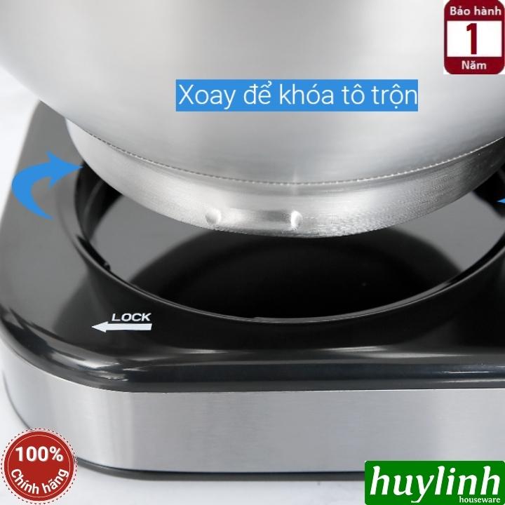 Máy đánh trứng - trộn bột Unie EM5 - 8 lít - 1300W - 3 phụ kiện - Hàng chính hãng