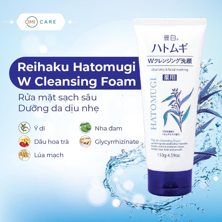 Set Quà Nước Tẩy Trang, Sữa Rửa Mặt, Lotion Dưỡng Ẩm Hatomugi Nhật Bản