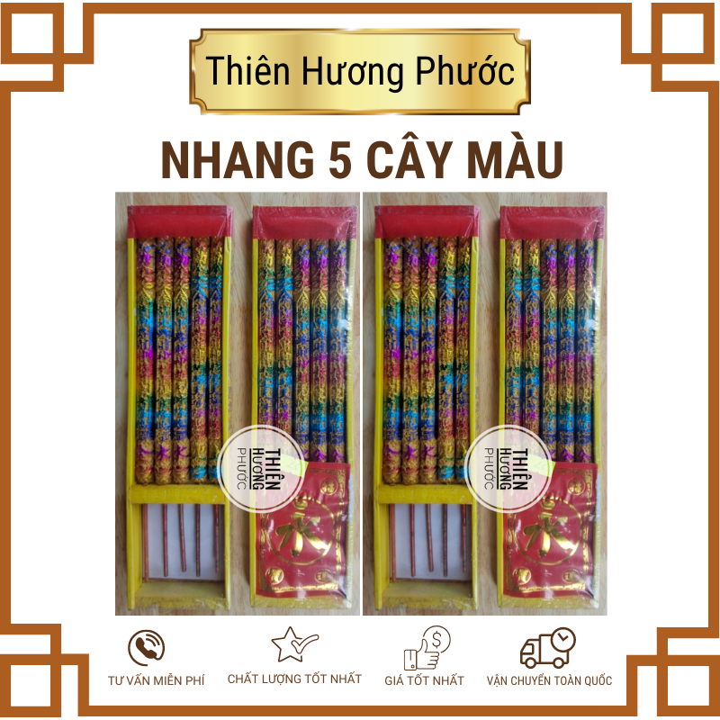 Nhang 3 cây đỏ TQ vẽ