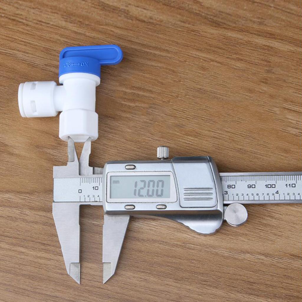 Máy Lọc Nước RO Thẩm Thấu Ngược Hệ Thống Lọc Xe Tăng Van Bi ID 1/4 Inch 3/8 Inch, Dễ Dàng Lắp Đặt