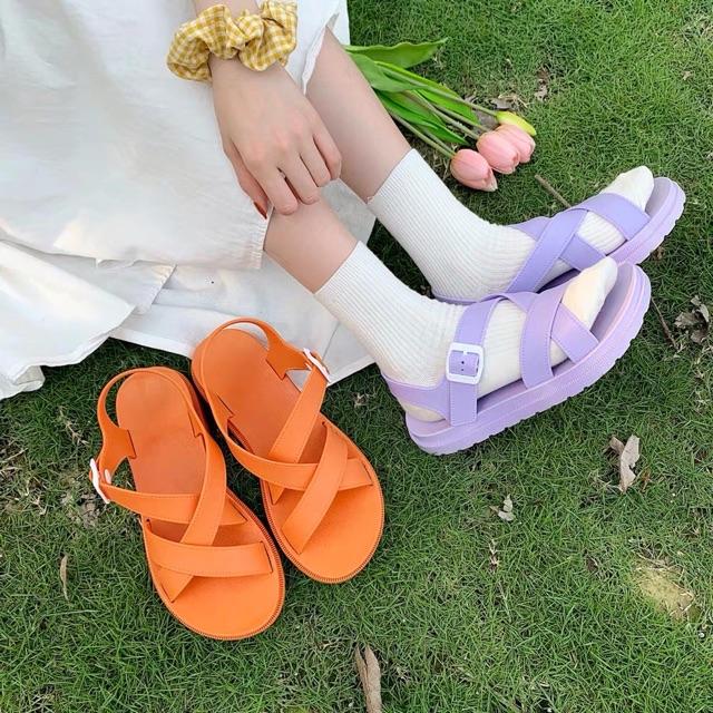 Sandal trơn basic