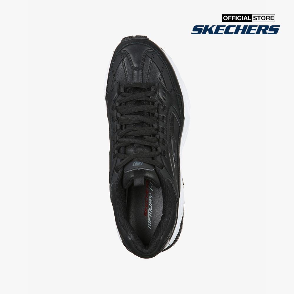 SKECHERS - Giày sneaker nam thắt dây Stamina Frilton 51917-BLK