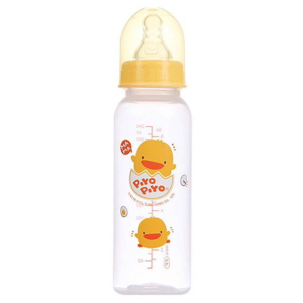 Bình sữa nhựa PP cổ tiêu chuẩn Piyo Piyo 240ml - PY830486