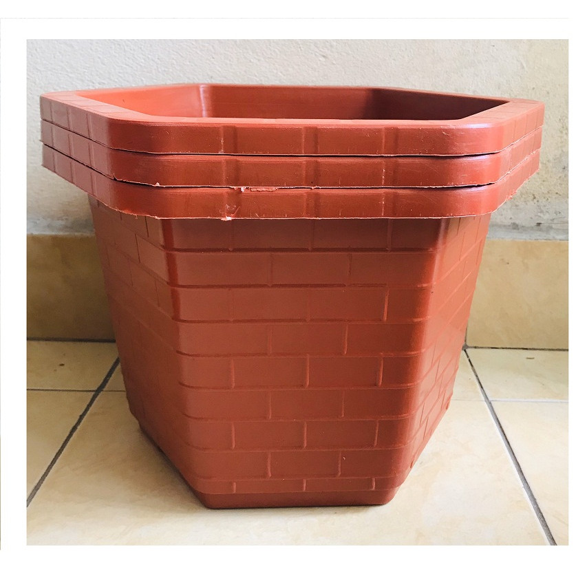 3 Chậu Nhựa Trồng Cây Cảnh, Hoa FA-380 Bình Thuận Plastics