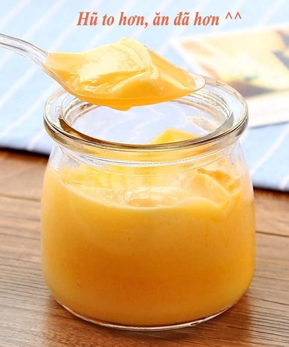 Hộp 12 hũ thuỷ tinh đựng sữa chua 200ml béo, lọ đựng gia vị có nắp nhựa