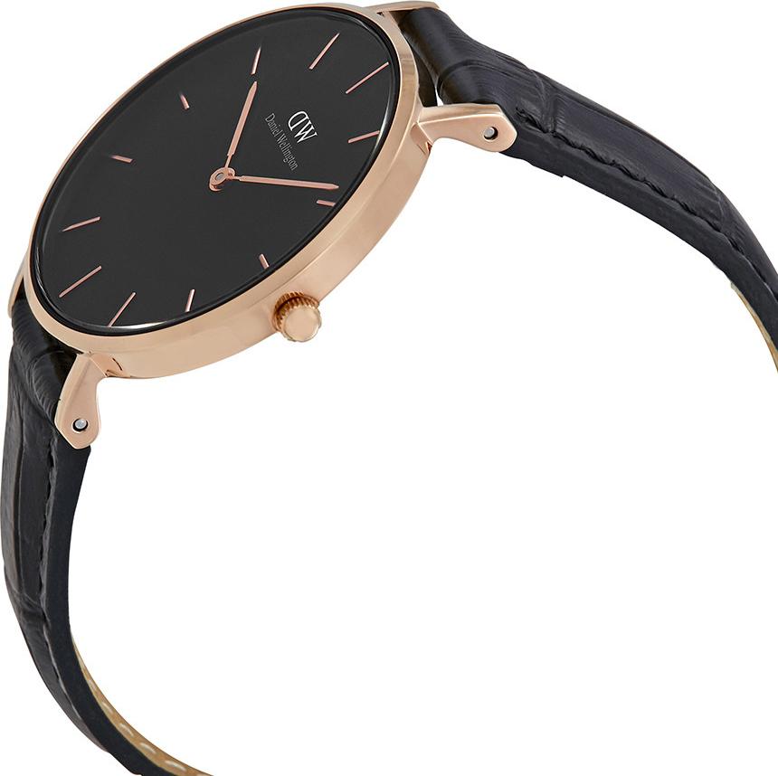 Đồng hồ nữ DANIEL WELLINGTON PETITE READING ROSE BLACK 32MM DW00100167