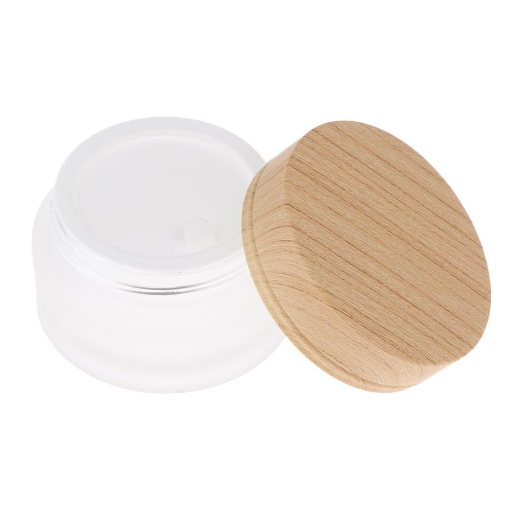 2 Pieces Empty Pot Cosmetic Bottle Makeup Tin Cream Lotion Container