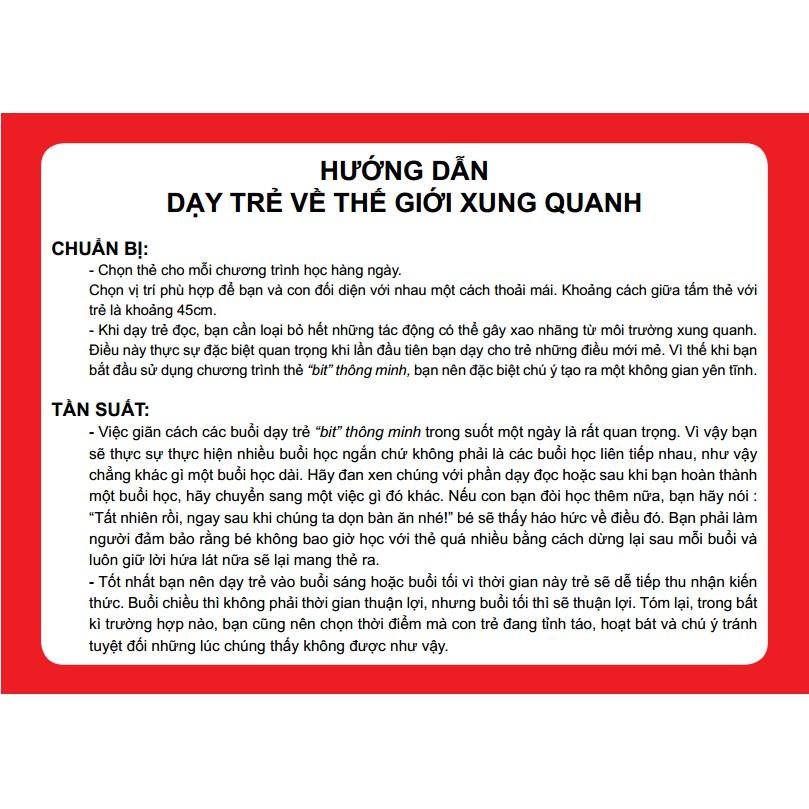 Sách - Flashcards – Dạy trẻ về thế giới xung quanh (tái bản 2019) Kèm Quà tặng