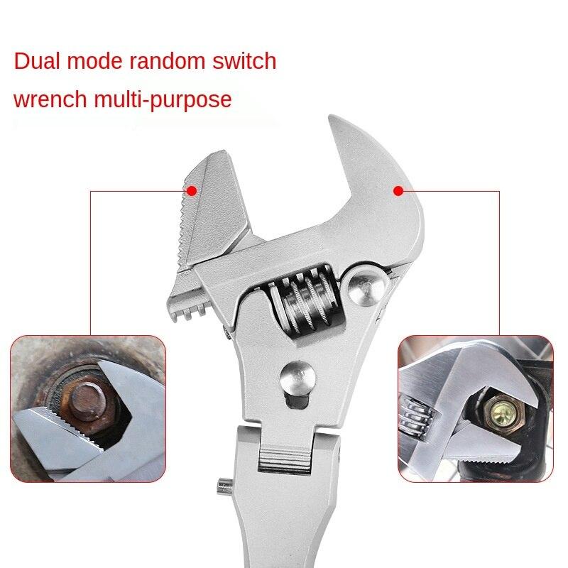 Cờ Lê 10 Inch Tay Cầm Có Thể Điều Chỉnh Xoay 180 Độ Dùng Để Sửa Chữa Xe Hơi/Xe Máy