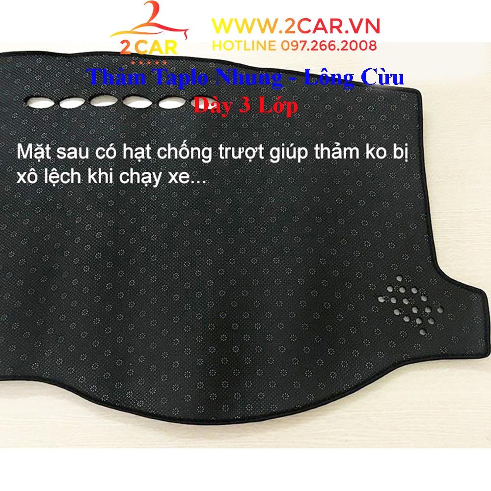 Thảm taplo nhung xe Vinfast Lux SA 2019-2023, chống nóng tốt, chống trơn trượt, vừa khít theo xe