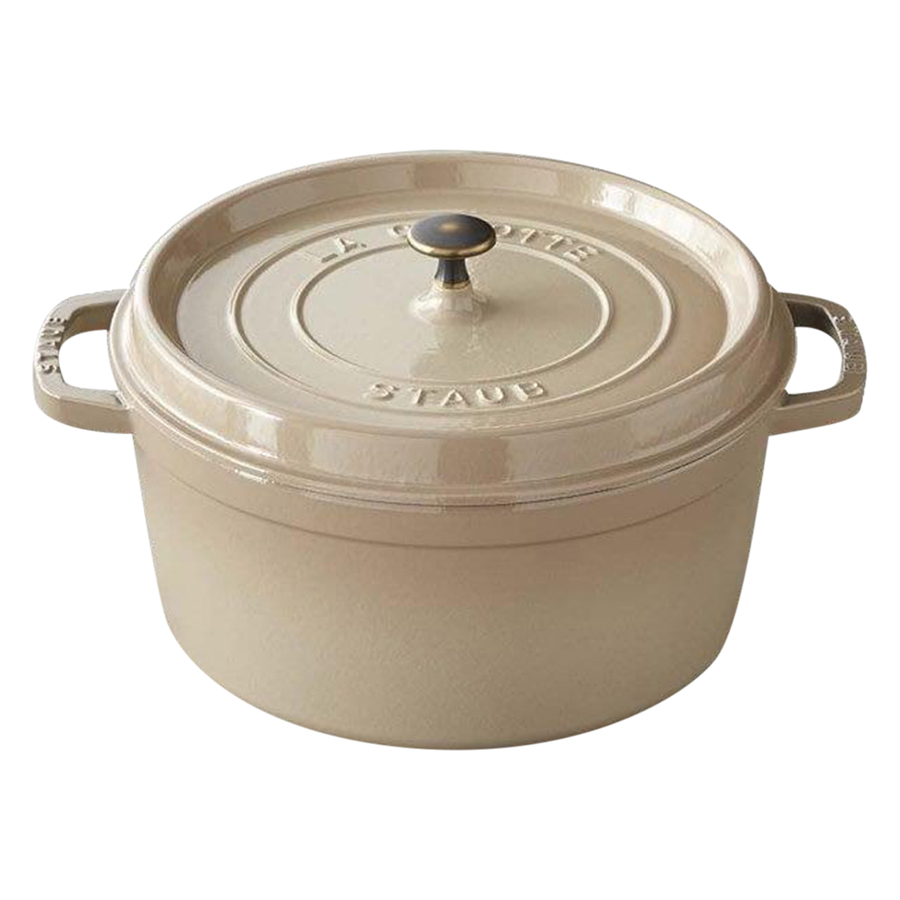 Nồi Tròn Staub 26cm – Màu Kem