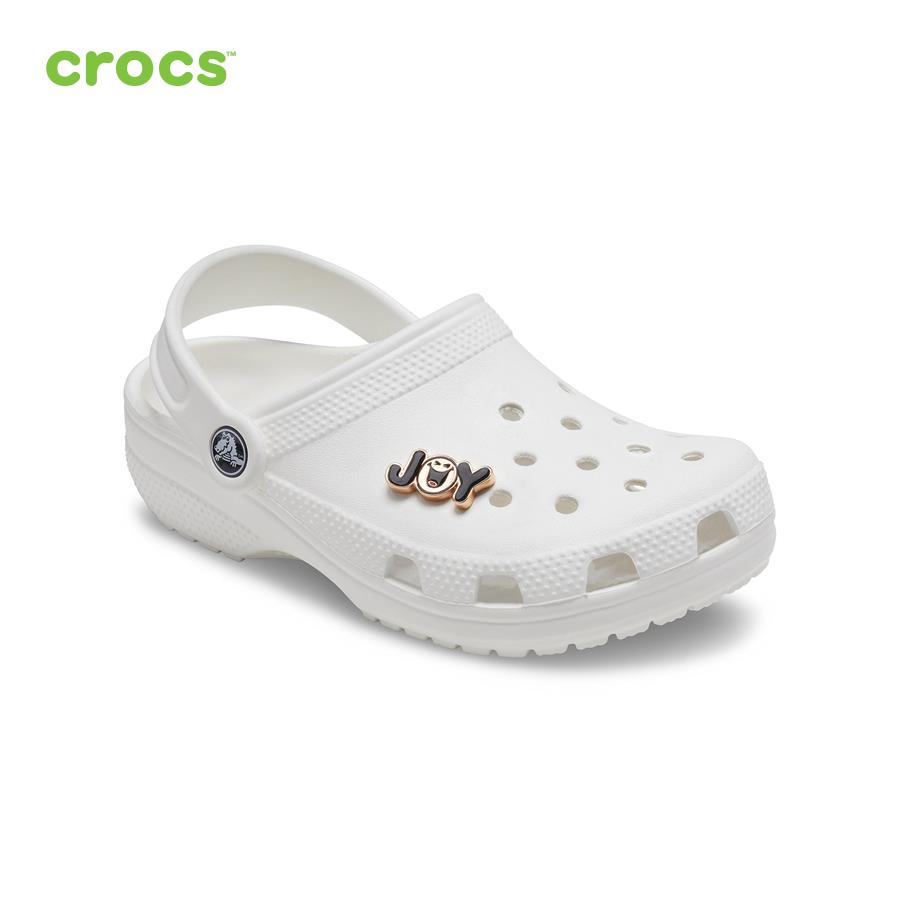 Huy hiệu jibbitz unisex Crocs JB Elevated Smiley JOY