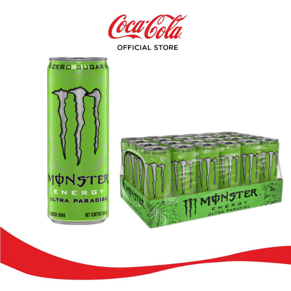 Lốc 24 Lon Nước Tăng Lực Giải Khát Monster Energy Ultra Paradise 355ml/Lon Sale 4.4 Coca-Cola Official Store