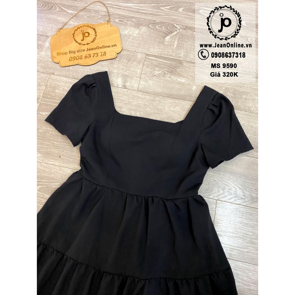 Đầm bigsize hở lưng - Váy babydoll ngoại cỡ - 60kg đến 85kg