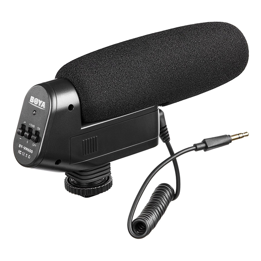 Microphone Boya BY-VM600 Shotgun - Hàng nhập khẩu