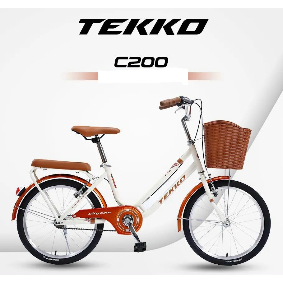 Xe đạp Tekko C200 – kích cỡ 20 và 24 inch - Xe đạp học sinh - Phù hợp với người cao từ 1m10 đến 1m60