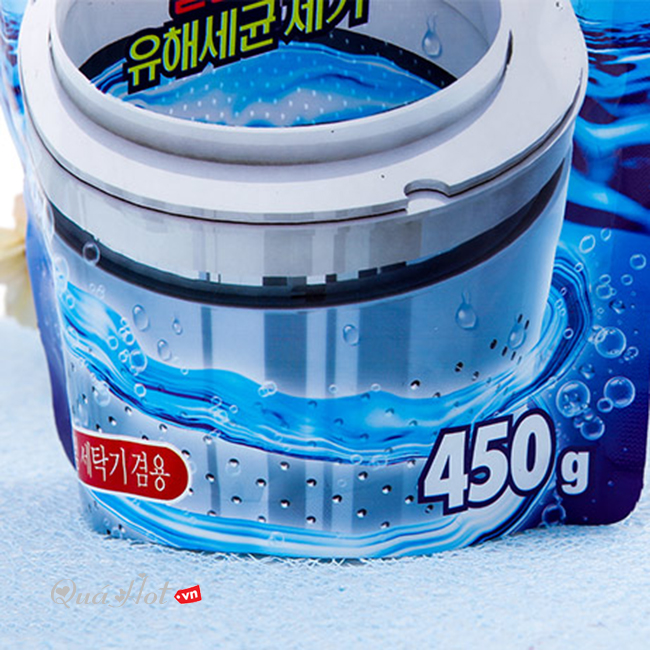 Combo 4 gói bột tẩy vệ sinh lồng máy giặt Sandokkaebi 450g Hàn Quốc - Hàng nhập khẩu