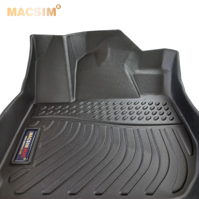 Hình ảnh Thảm lót sàn xe ô tô Honda City 2015-nay Nhãn hiệu Macsim chất liệu nhựa TPE cao cấp màu đen