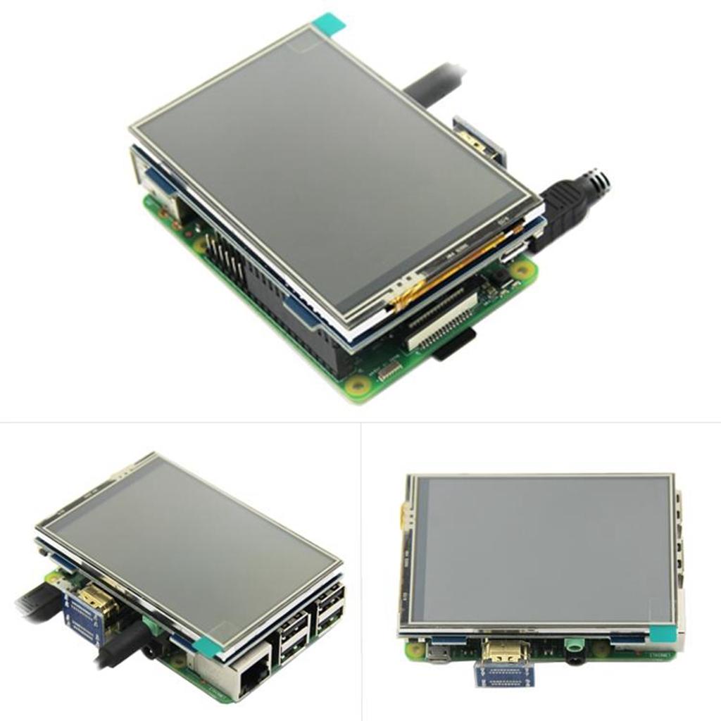 3.5 Inch Cảm Ứng Điện Trở Màn Hình Màn Hình HDMI Mô Đun Cho Raspberry Pi/Máy Tính