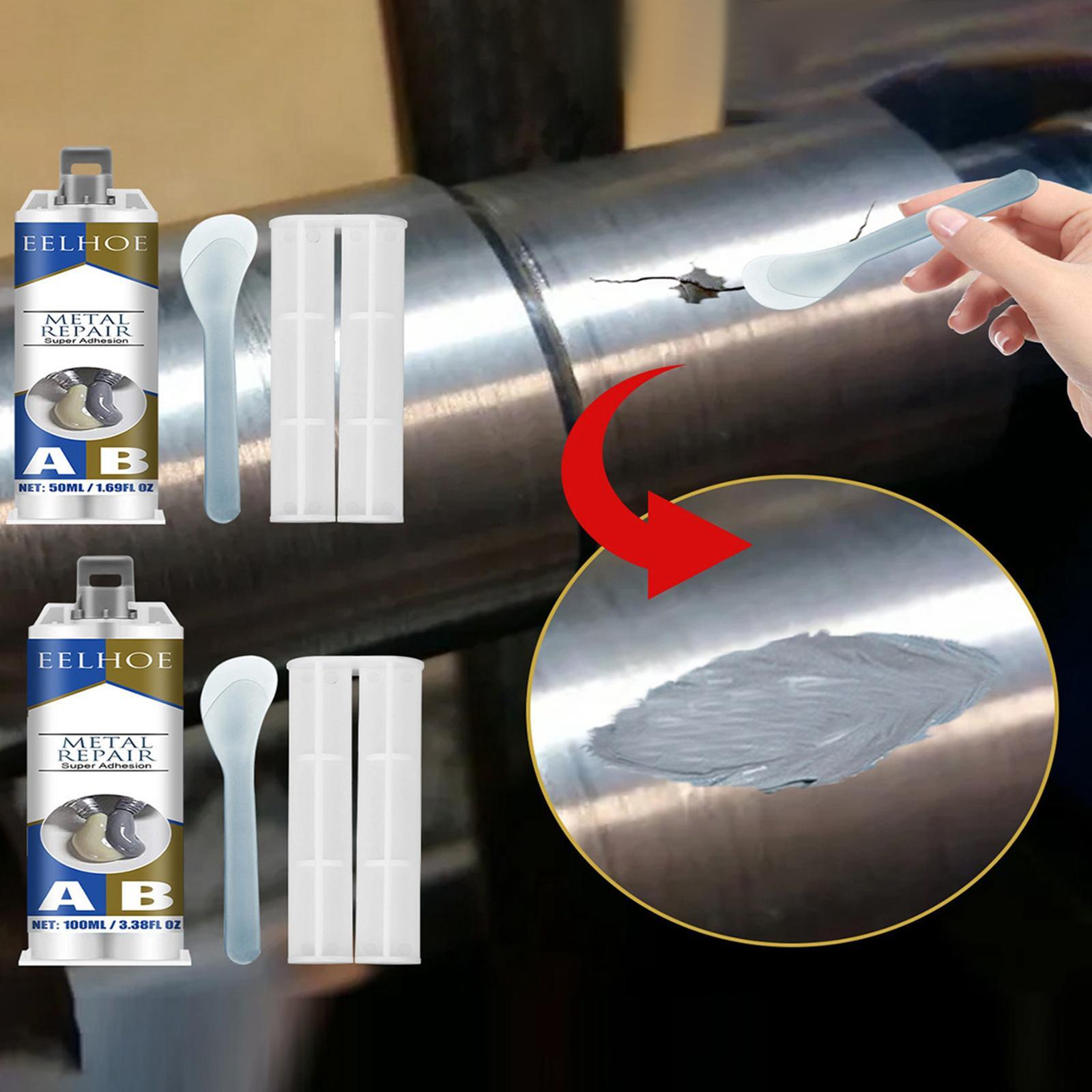 Metal Repair Glue A B Soldering Glue High Temp Adhesive Glue for Welding Metal