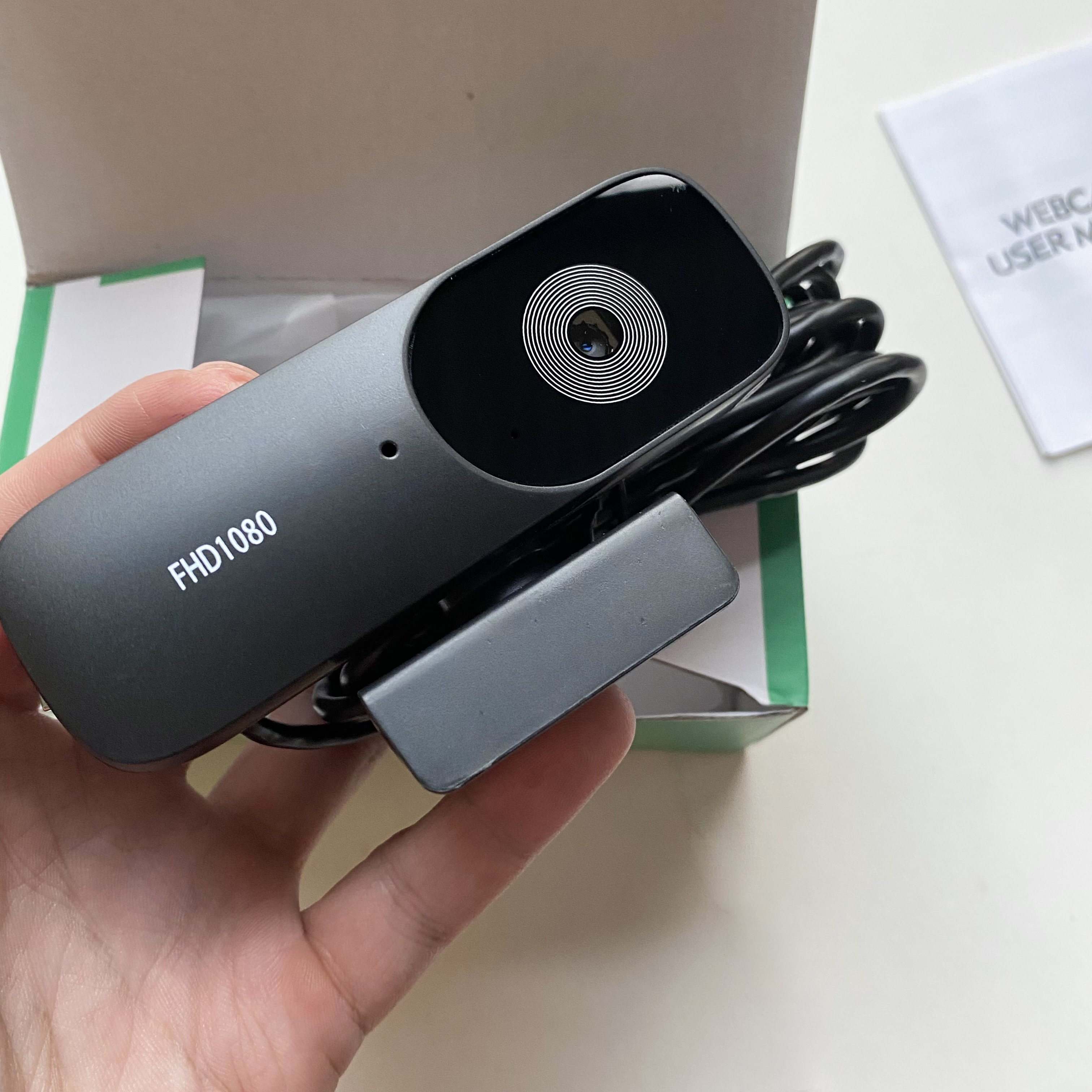 Webcam máy tính laptop PC FullHD 1080p- có mic- lấy nét tự động- dùng cho học online, hội họp,videocall, livestream