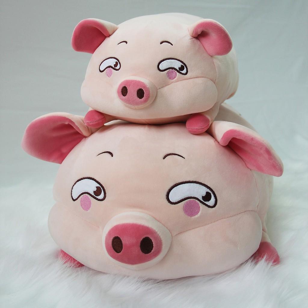 GẤU BÔNG HEO LƯỜI MẮT HÍ