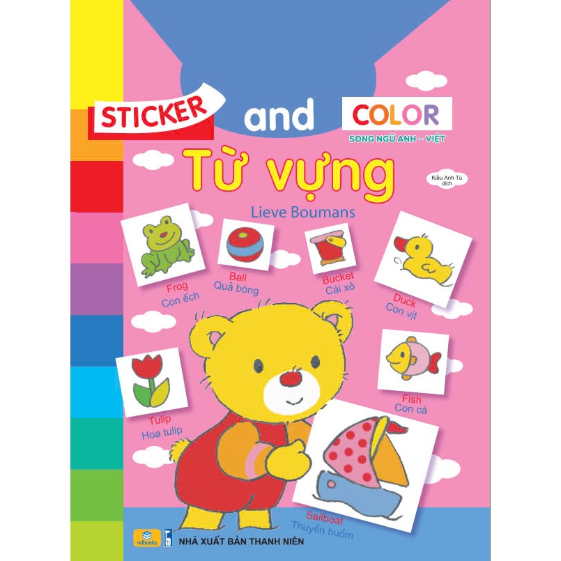 Sách - Sticker And Color - Tô Màu Và Bóc Dán - ndbooks