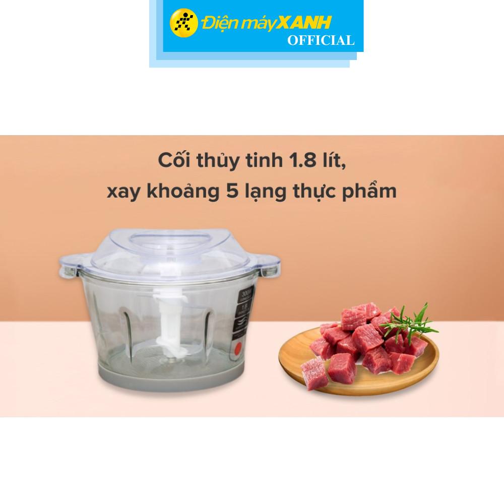 Máy xay thịt đa năng Mishio MK-135 300W 1.8 lít - Hàng Chính Hãng