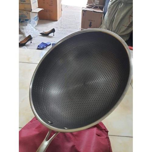 Chảo Chống Dính Sâu Lòng Tổ Ong 32cm Dùng Mọi Loại Bếp - Chảo Tổ Ong Dày Dặn Nặng Tay