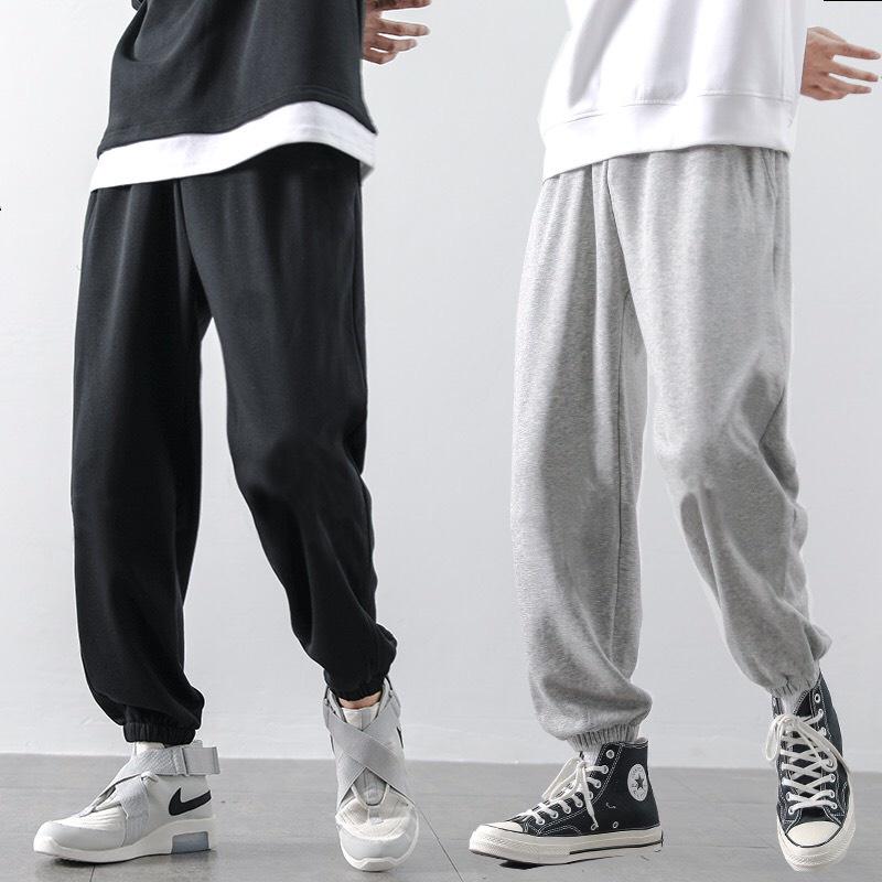 Quần Dài Jogger Thể Thao Ống Rộng Bo Gấu Thời Trang Unisex Basic Nam Nữ Năng Động Ulzzang KUN