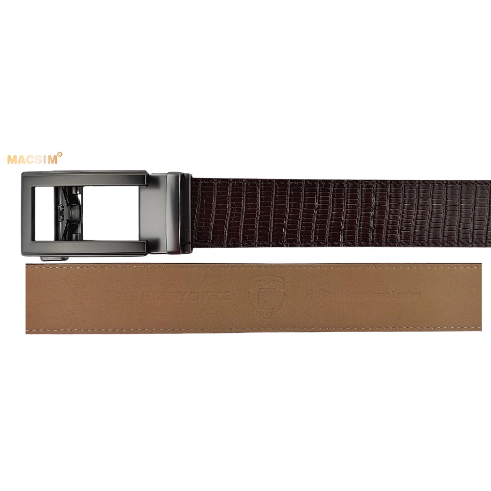 Thắt lưng nam da thật cao cấp nhãn hiệu Macsim MS005