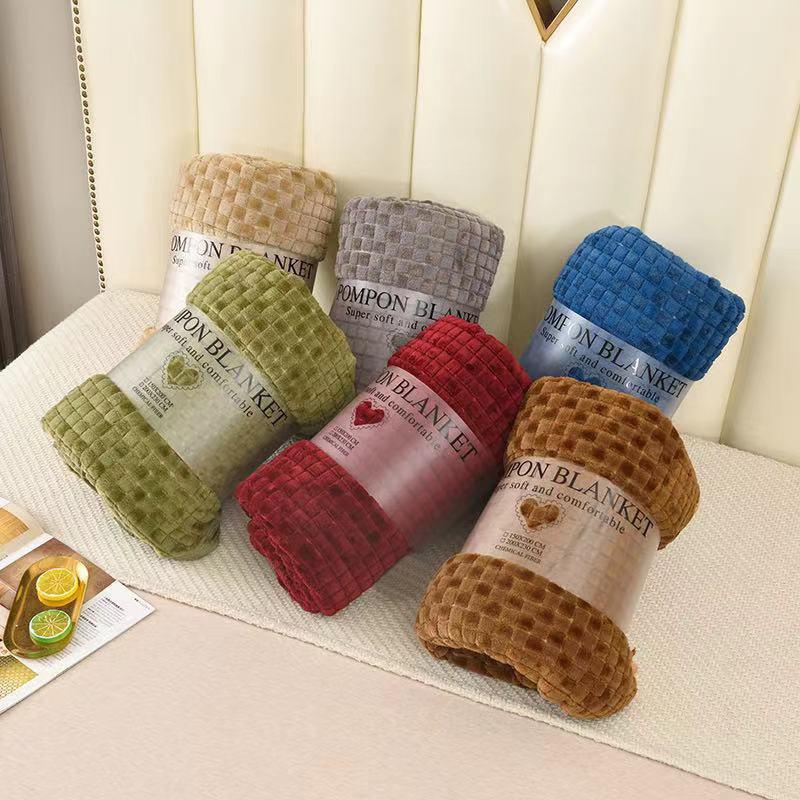 Chăn lông thỏ Blanket hàng cao cấp, chăn hè thu Mẫu Mới Siêu Mềm Mịn không rụng lông, không bai, đặt biệt không phai