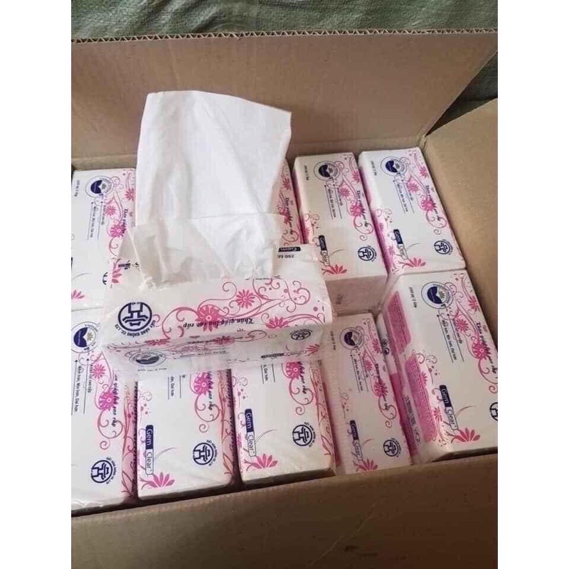 Combo 5 bịch khăn giấy ,giấy ăn ,giấy rút dày 300 tờ /3 lớp khăn rút cao cấp ,mềm mịn ,dai