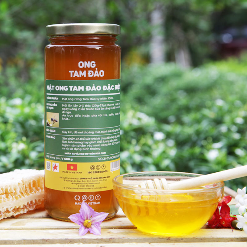 MẬT ONG TAM ĐẢO ĐẶC BIỆT 600G - MẬT ONG RỪNG NGUYÊN CHẤT 100%