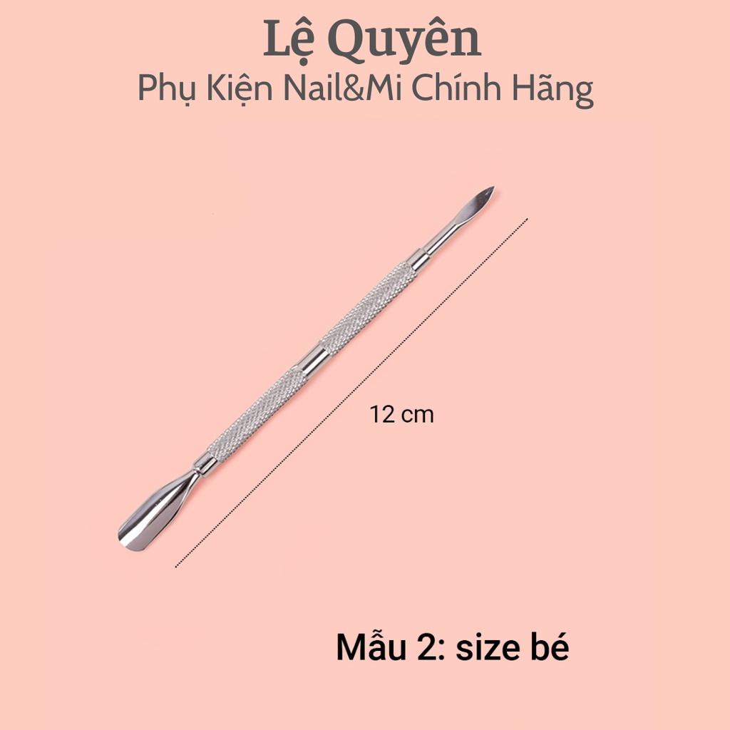 Cây Đẩy Da (Sủi Móng)_Cây Cạo Sơn Gel Lấy Khóe Móng Loại Inox 304 Chuyên Dụng