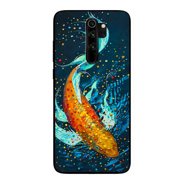 Ốp Lưng in cho Xiaomi Redmi Note 8 Pro Mẫu Cá Koi Vàng̣ - Hàng Chính Hãng