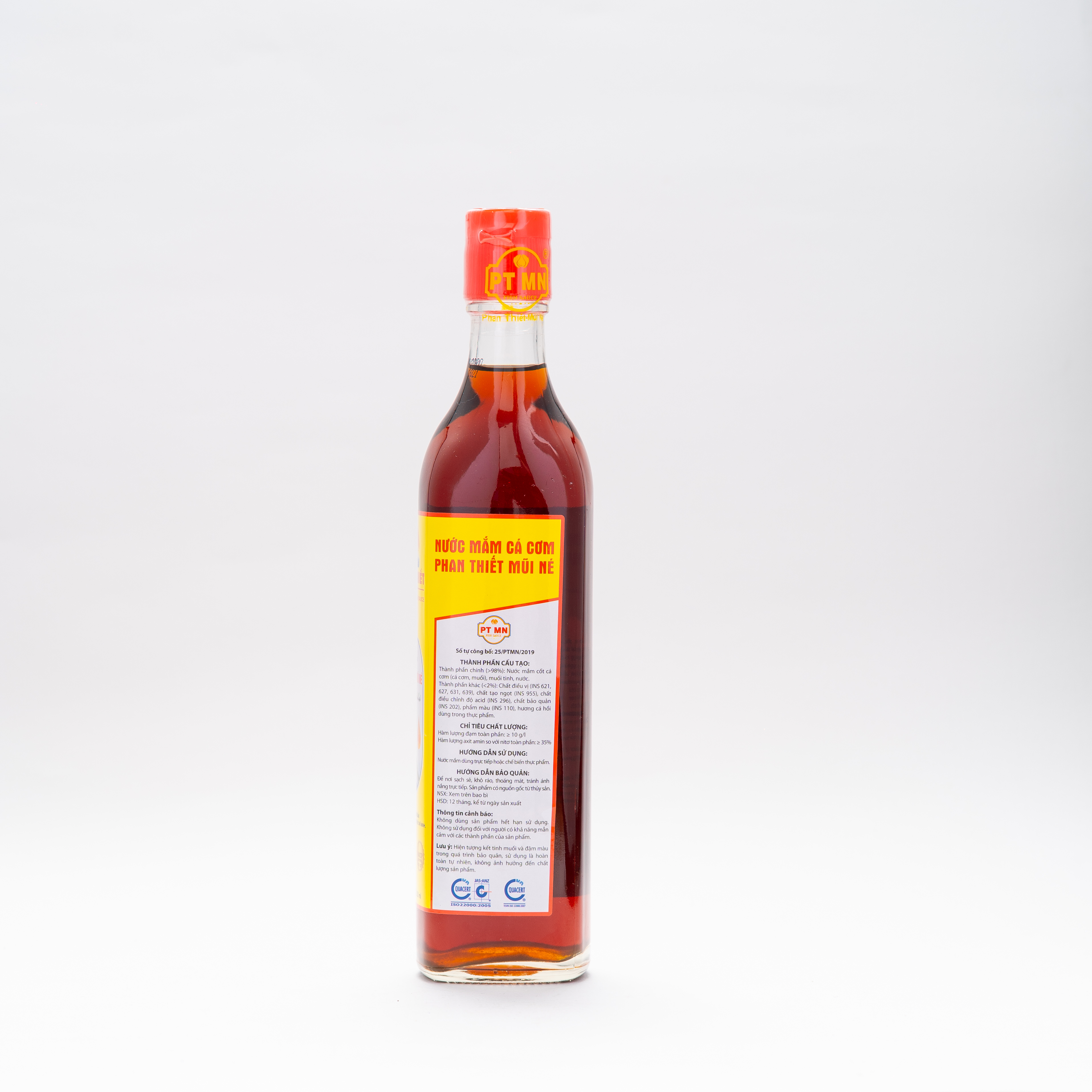 Nước Mắm Cá Cơm Truyền Thống Phan Thiết Mũi Né 10N (10 độ Đạm) 520ml