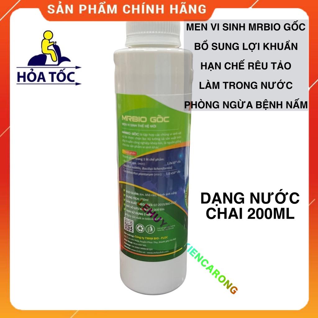 Men Vi Sinh Mr Bio Fish MRBIO GỐC Dạng Nước 200ml Xử Lý Nước Hồ Cá