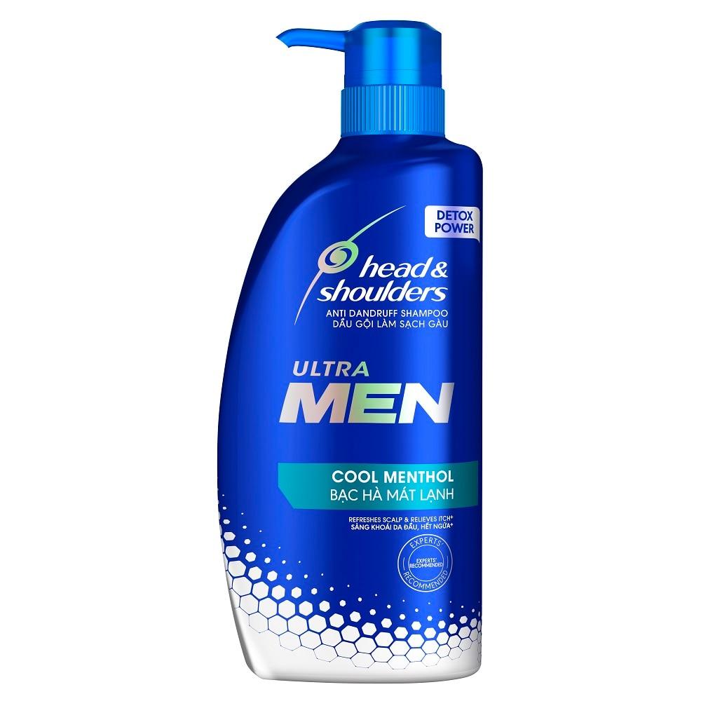 Dầu Gội Head &amp; Shoulders Làm Sạch Gàu Ultra Men Cool Menthol Anti Dandruff 650ml