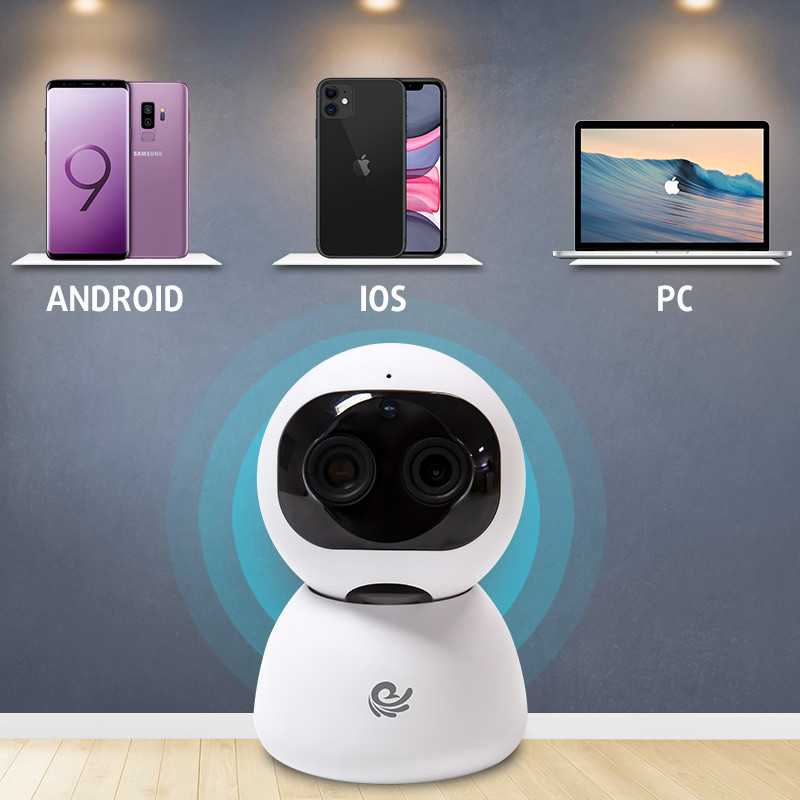 Camera Ip Trong Nhà Việt Star Quốc Tế Model CC2023, Độ Phân Giải FULL HD 2K, Zoom 10X, Dùng APP CARECAM PRO - Hàng Chính Hãng